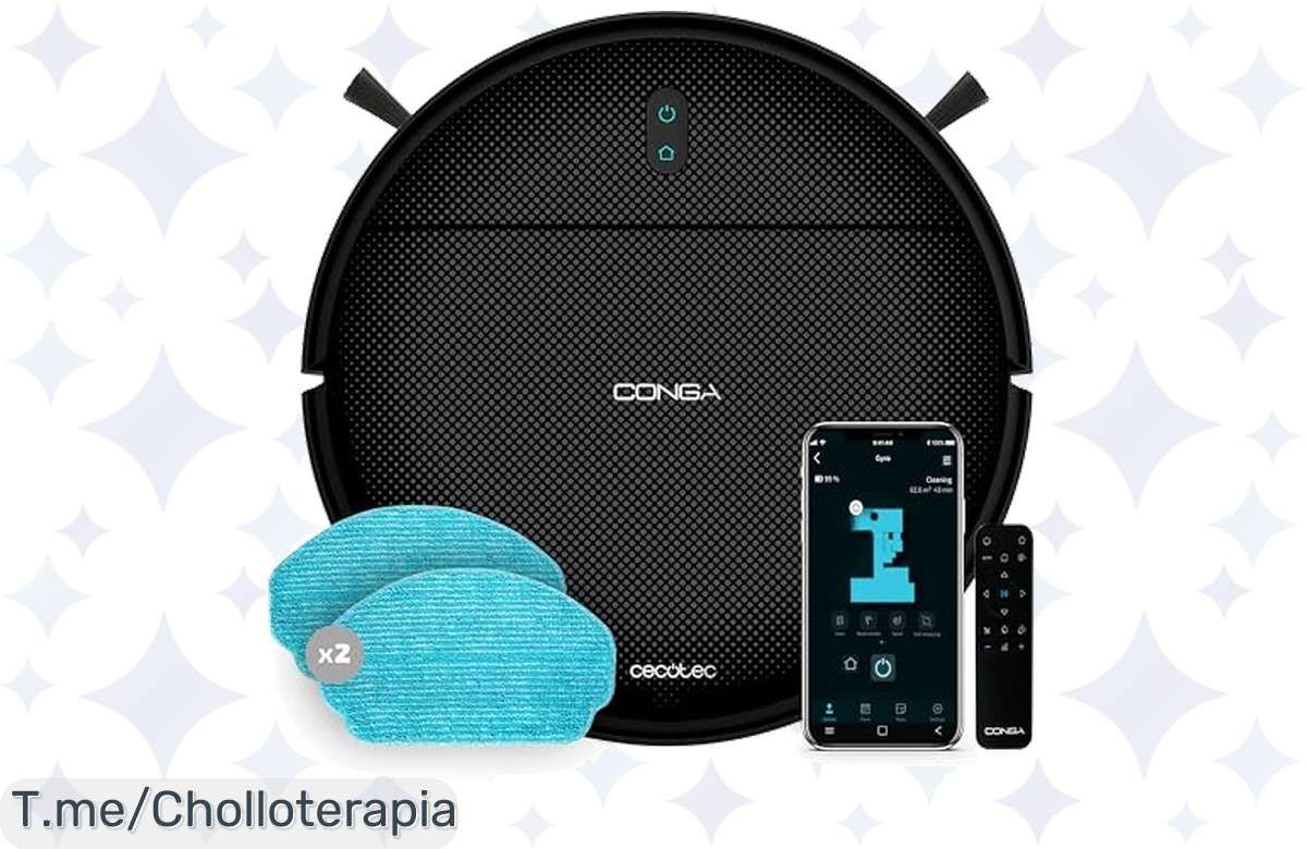 Descubre el super chollo del robot aspirador que barre, friega y seca en un solo paso ¡Aprovecha este ofertón antes de que se agote, no te quedes sin el tuyo!