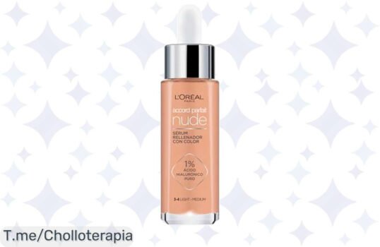 Descubre el super chollo hidratante L'Oréal Paris que transforma tu piel con cobertura perfecta y déjala radiante ¡No dejes pasar esta oferta única y limitada ahora!