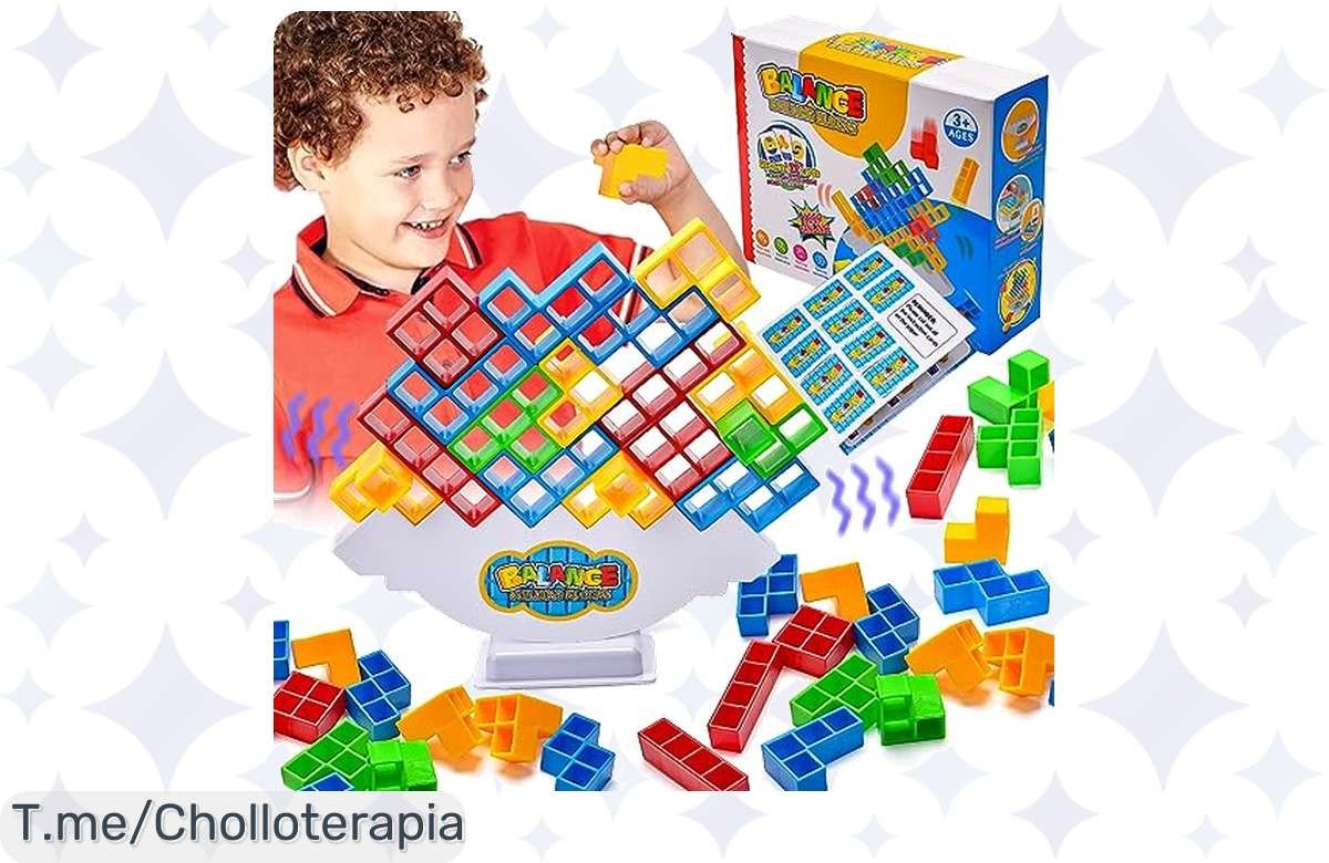 Descubre el super chollo que potencia la creatividad de tus peques y fortalece su vínculo familiar: ¡48 piezas Tetra Tetris Tower! Oferta limitada, ¡actúa ya antes de que se agoten!