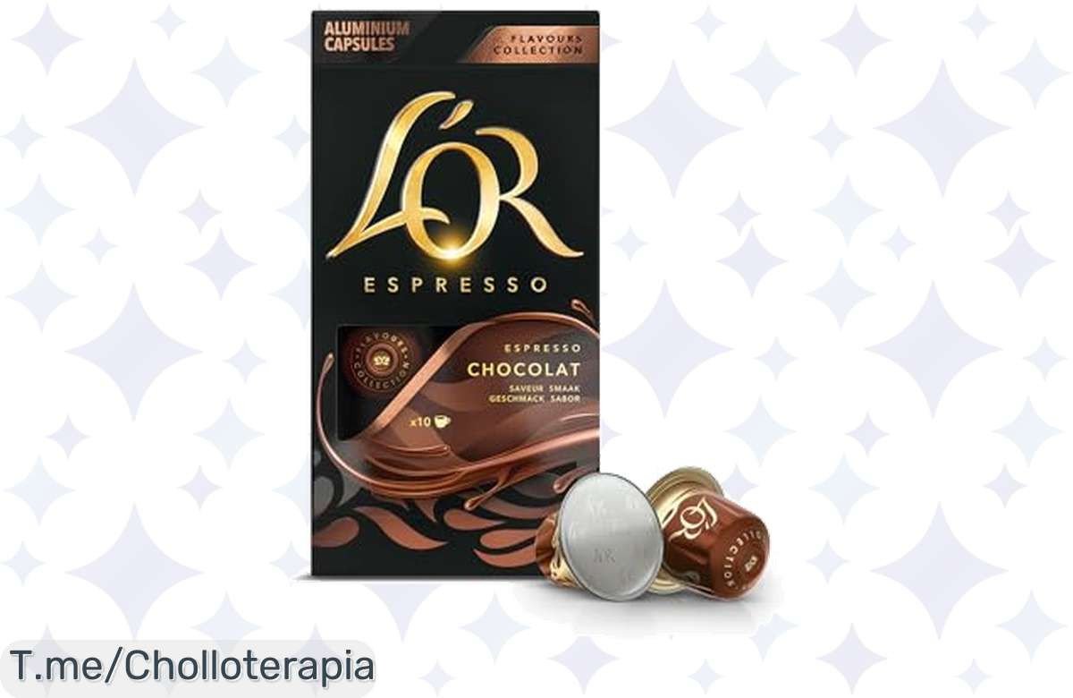 Descubre el súper chollo que transformará tus mañanas: 10 cápsulas L’OR Espresso Café Chocolate para un despertar dulce y completo. ¡Hazlo tuyo antes de que se agoten!