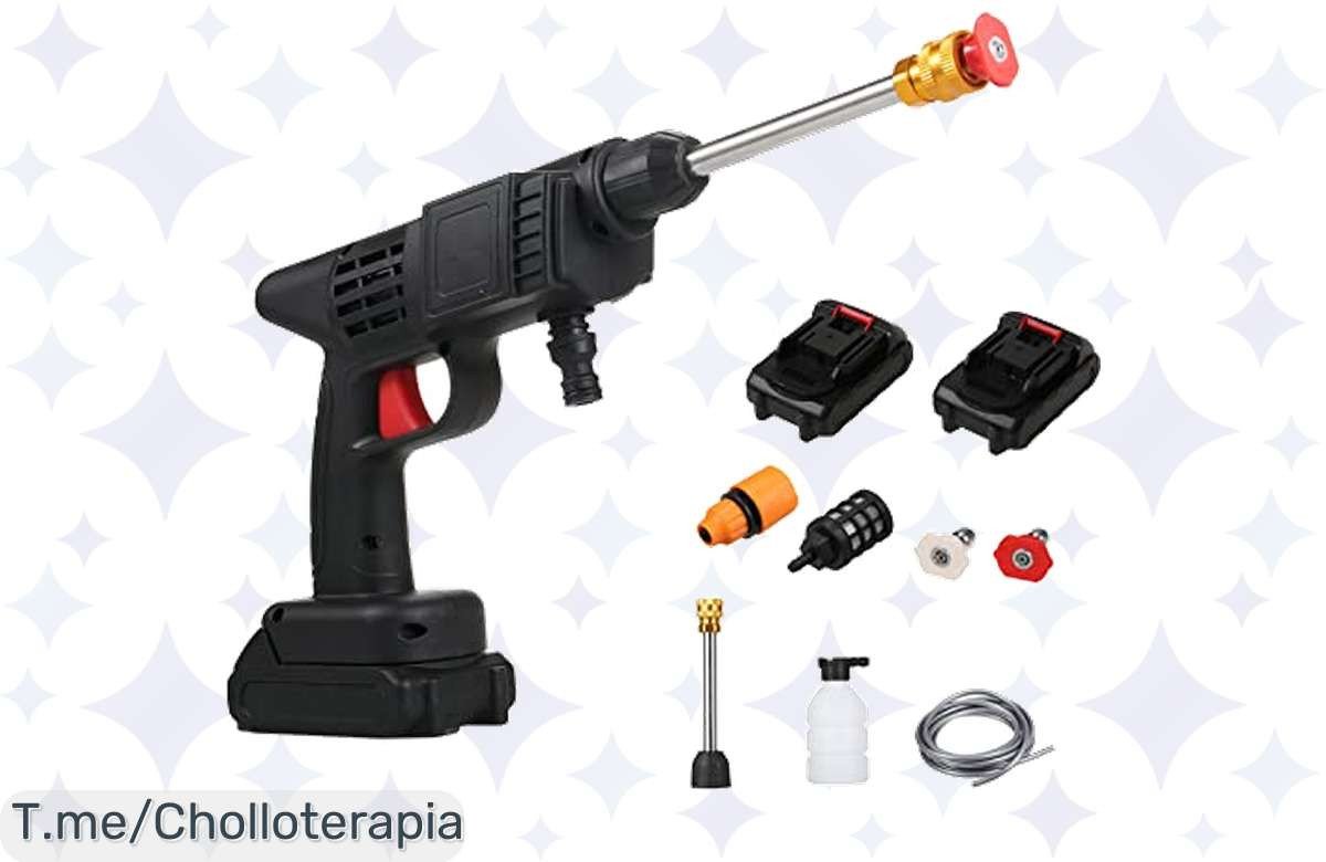 Descubre la Batería Lavadora Shkalacar, un super chollo que limpia con un botón y es ligera; aprovecha este ofertón limitado y llévatela hoy mismo a casa.