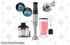 Descubre la Batidora de Mano Katana 15 Chop G: Potente y versátil con 1500 W, ¡el super chollo para convertirte en el chef que siempre soñaste! ¡Aprovecha este ofertón antes de que se acabe!