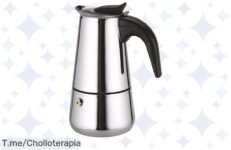Descubre la Cafetera Italiana Solazzia: El super chollo que transforma tus momentos en deleites y prepara el espresso perfecto ¡No te quedes sin ella, compra ahora!