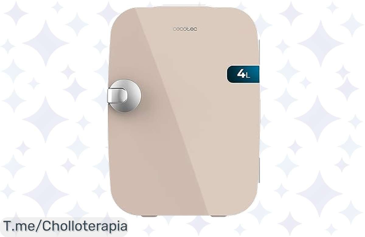 Descubre la Cecotec Mini Nevera Bolero MiniCooling Río Cream 4L a un precio loco, enfría y calienta tus bebidas y snacks donde quieras, ¡aprovecha este ofertón limitado!