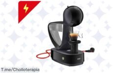 Descubre la DeLonghi Dolce Gusto Infinissima a un precio loco, prepara tu café favorito en segundos y disfruta de momentos únicos; ¡apresúrate, oferta nunca vista!