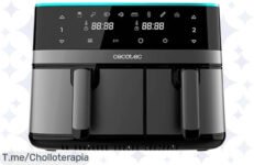 Descubre la Freidora de Aire Cecofry DuoSize 9000 a un precio loco: cocina saludable y deliciosa en minutos ¡No dejes pasar este ofertón limitado, compra ya!