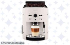 Descubre la Krups Roma EA8105, la cafetera superautomática que personaliza tu café y te ofrece limpieza automática; aprovecha este chollo irresistible antes de que se agote