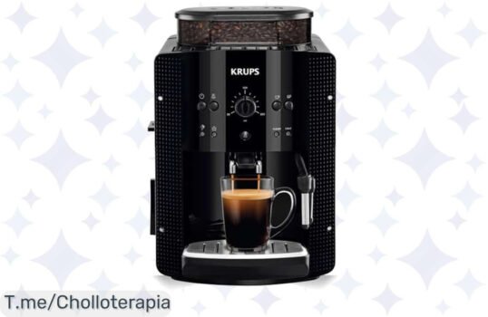 Descubre la Krups Roma EA810870: café de barista en casa que siempre está caliente y fácil de limpiar Aprovecha este super chollo antes que se agote, ¡no te quedes sin ella!