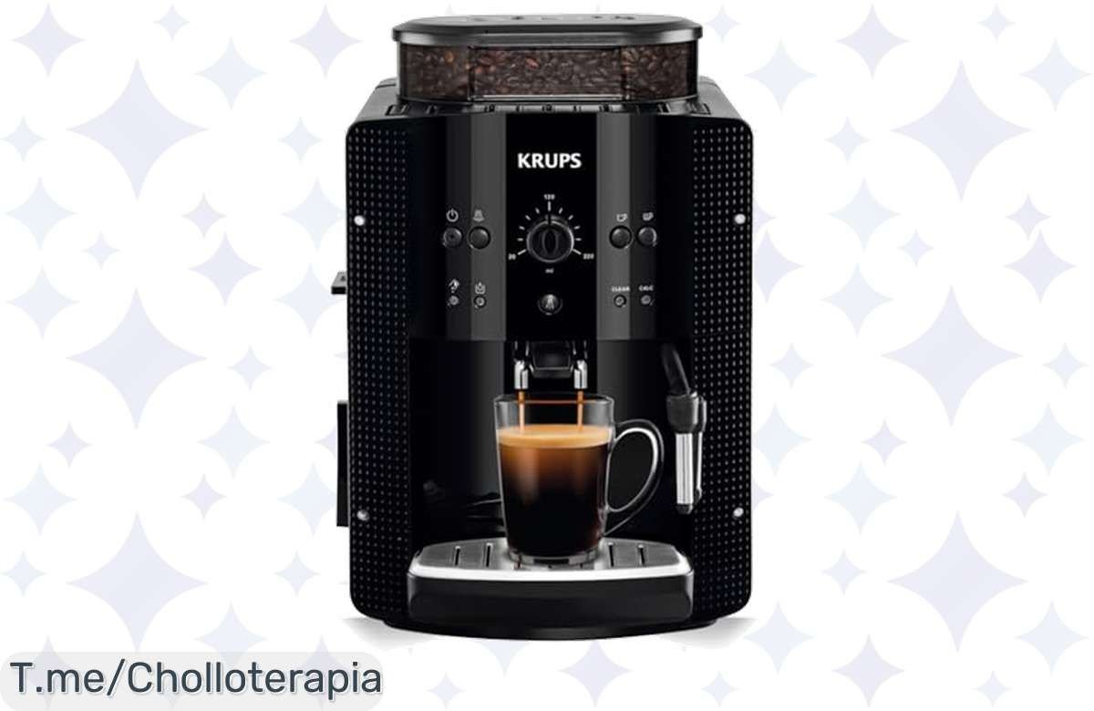 Descubre la Krups Roma EA810870: café de barista en casa que siempre está caliente y fácil de limpiar. Aprovecha este super chollo antes que se agote, ¡no te quedes sin ella!