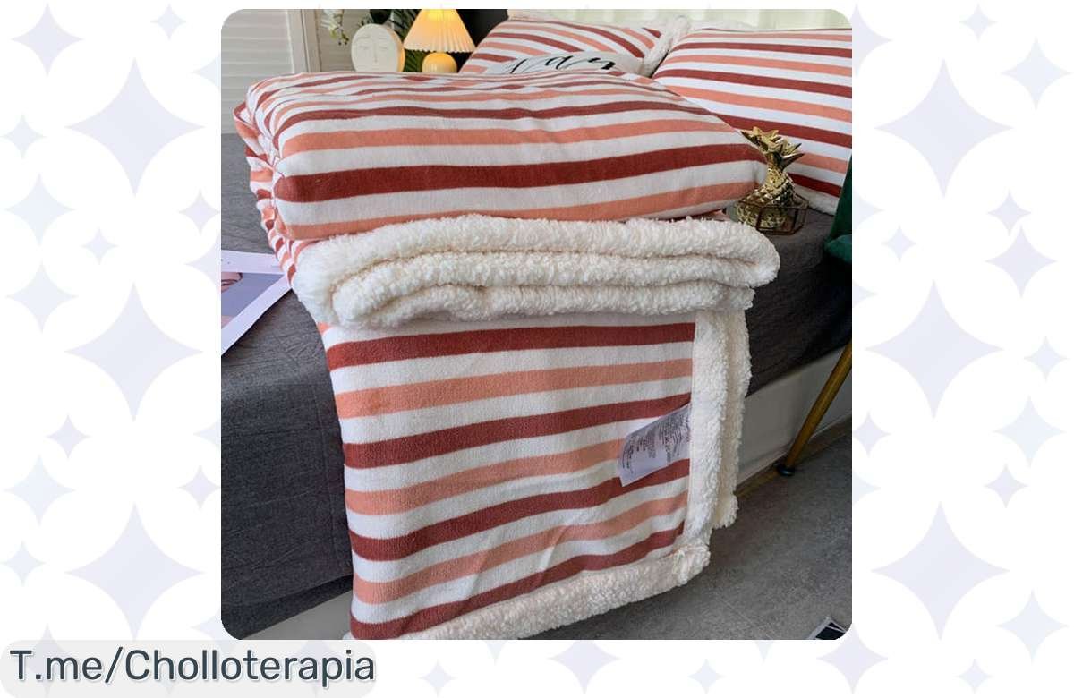 Descubre la Manta Reversible de Sherpa que todos quieren: suave y perfecta para todo el año. ¡No pierdas este super chollo, transforma tu hogar ahora mismo!