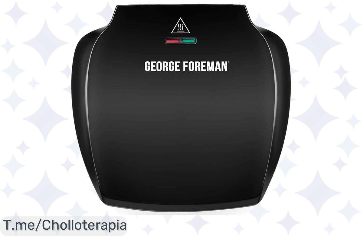 Descubre la Parrilla George Foreman de 1400 W, un super chollo que hará comidas saludables sin grasa. ¡Aprovecha este ofertón y compra antes de que se agote!