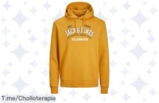 Descubre la Sudadera con Capucha JJELOGO de Jack & Jones, un super chollo que te hará sentir increíble ¡Compra ahora antes de que se agoten y marca la diferencia!