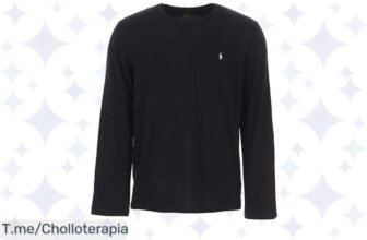 Descubre la T-Shirt L-S Ralph Lauren: Un super chollo suave y cómoda que elevará tu estilo ¡No pierdas esta oferta limitada, corre antes de que se agoten!