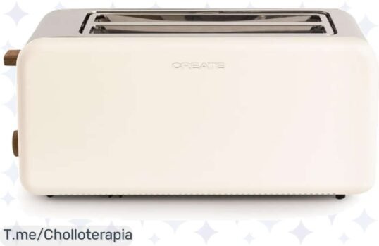 Descubre la Tostadora Retro XL a precio loco, con 6 niveles de tostado para un desayuno increíble ¡Oferta limitada, no te quedes sin la tuya y sorprende hoy mismo!