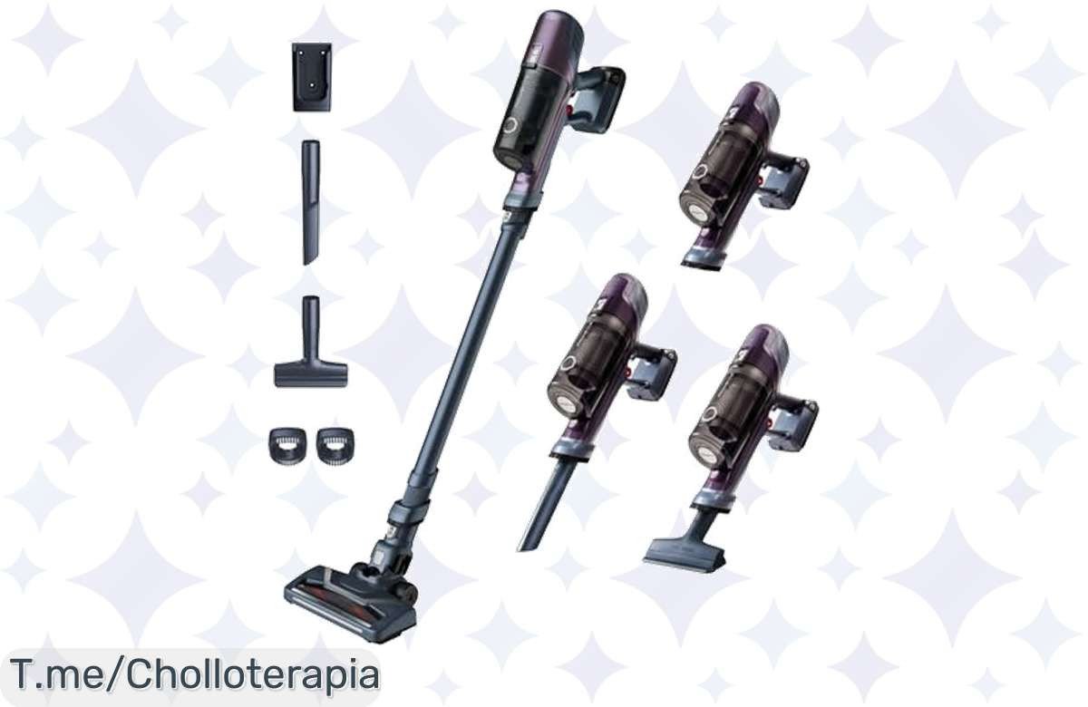 Descubre la aspiradora sin cable Rowenta XPert 6.60 a un precio loco, súper ligera y con batería increíble de hasta 45 minutos ¡No pierdas esta oferta única y compra ya!