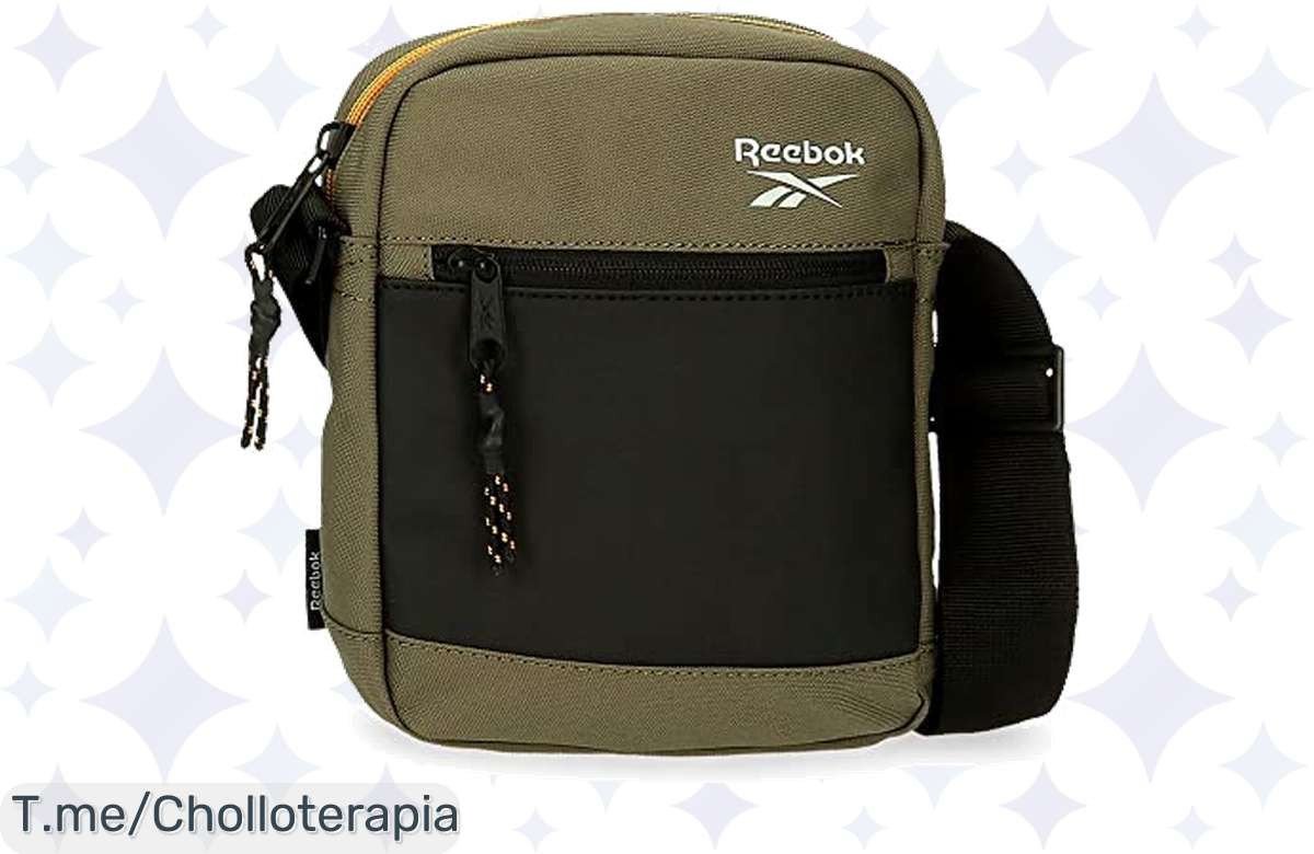 Descubre la bandolera Reebok Hamilton: ¡compacta y ligera! Lleva todo lo necesario en un super chollo, pero apúrate, esta oferta única está volando.