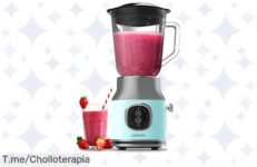 Descubre la batidora Cecotec RetroTwist Blue a un precio loco, cuchillas de titanio para batidos perfectos y diseño vintage que enamora ¡Compra ya antes que se agote!