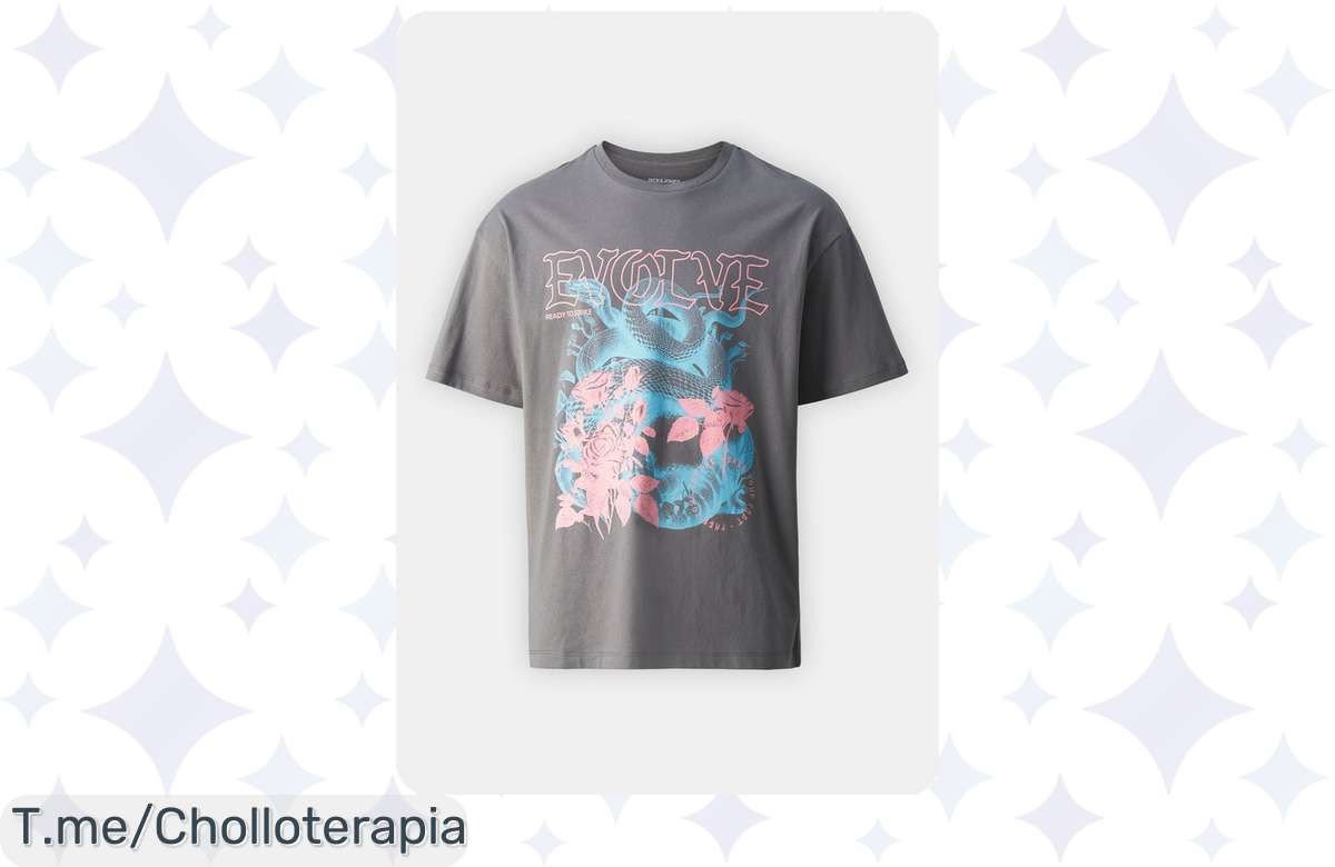 Descubre la camiseta Jack & Jones JOREVOLVE en verde oscuro, un super chollo que te hará brillar. ¡Hazla tuya ahora mismo antes de que se agote!