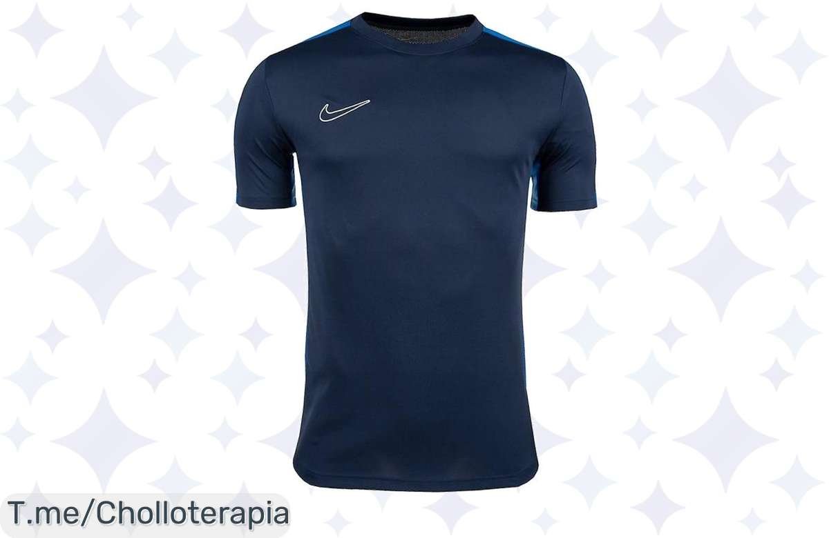 Descubre la camiseta Nike Academy 23 con Tecnología Dri-FIT para estar seco y cómodo. ¡Super chollo en colores geniales! Stock limitado, compra ya y no te quedes sin la tuya.