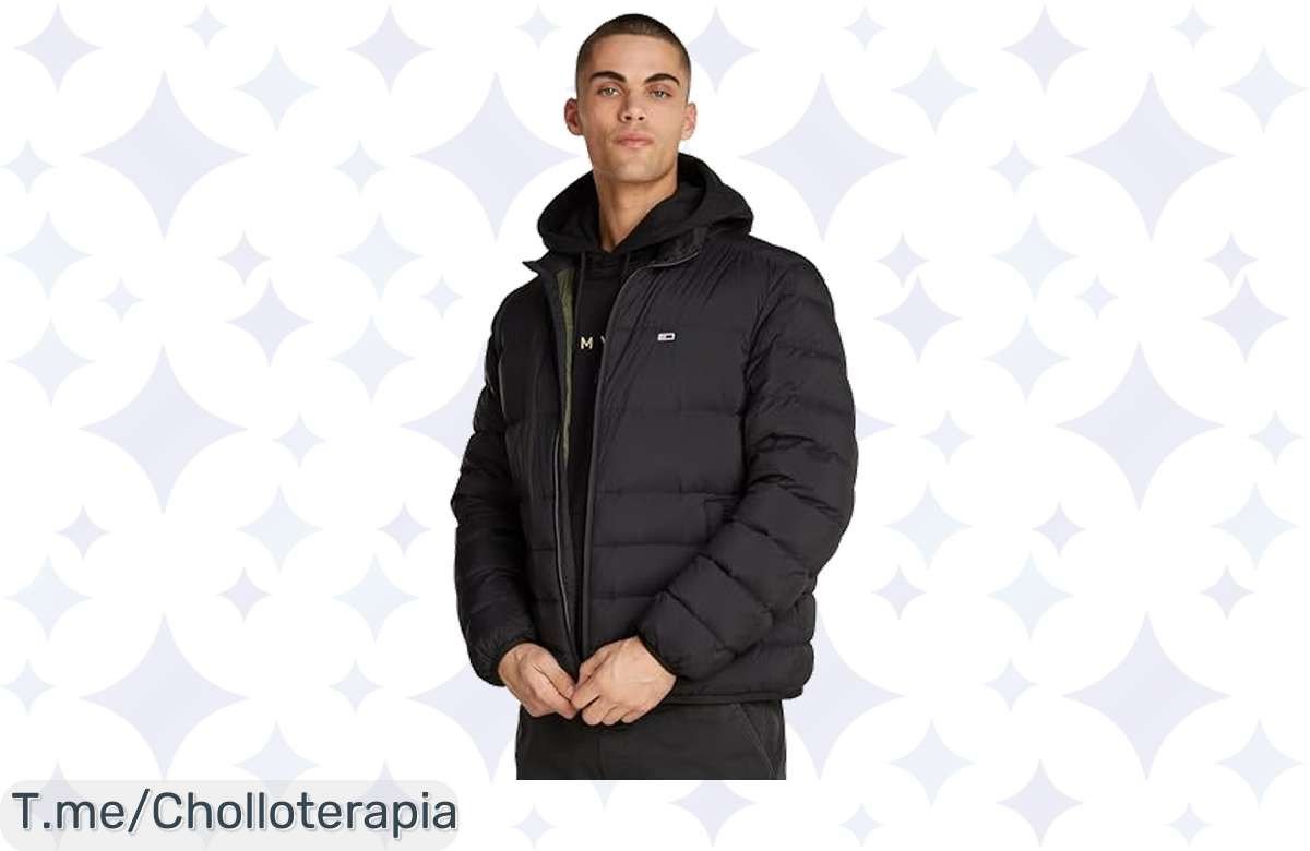 Descubre la cazadora acolchada Tommy Jeans: estilo atemporal y comodidad ligera a un precio loco. Aprovecha este ofertón único antes de que se agoten, ¡actúa ya!