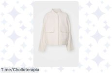 Descubre la chaqueta ONLSANNE en crema, un super chollo ligera y versátil que te hará brillar; ¡no dejes pasar esta oferta única y compra ahora antes que se agote!