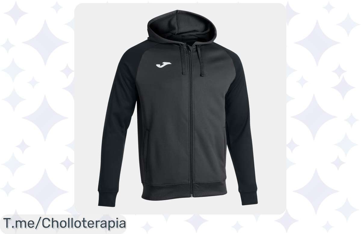 Descubre la chaqueta capucha hombre Joma Academy IV, un super chollo de confort y estilo que no puedes dejar escapar. ¡Compra ya antes de que se agote esta oferta única!