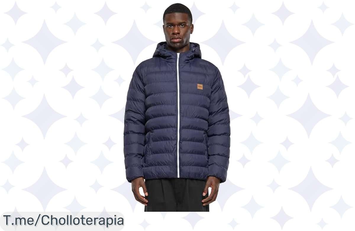 Descubre la chaqueta de invierno URBAN CLASSICS: super chollo acolchado, cálido y con estilo exclusivo. No dejes pasar esta oferta única, ¡compra ahora antes de que se agote!