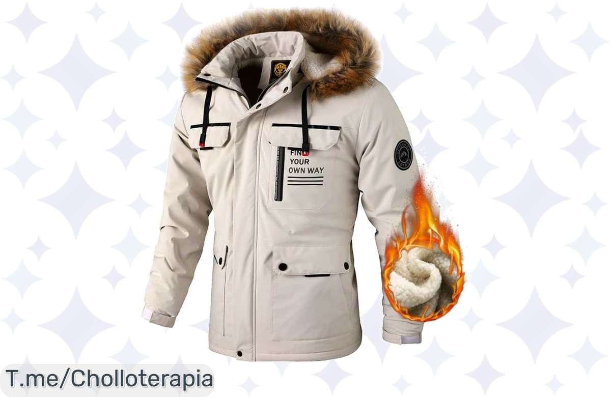 Descubre la chaqueta de invierno que todos quieren, abrigo clásico a prueba de viento, aprovecha el super chollo antes de que se acabe ¡Compra ya y no te quedes sin él!