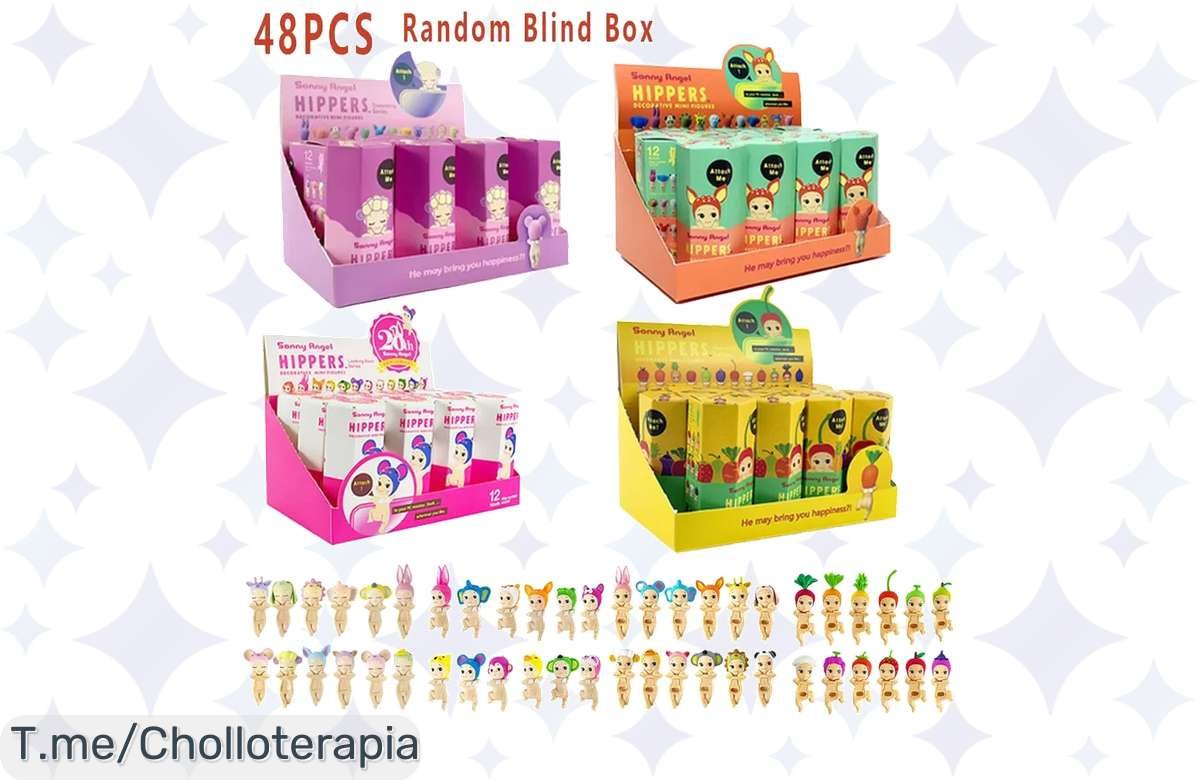 Descubre la colección exclusiva de 57 figuras Sonny Angel en caja ciega, un super chollo que encenderá la magia de tus celebraciones. ¡No te quedes sin ellas y compra ya!