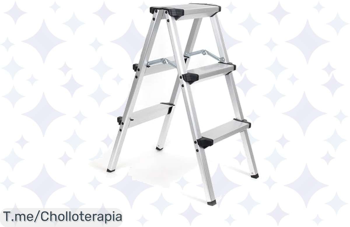 Descubre la escalera plegable más resistente del mercado, diseñada para facilitarte la vida. Aprovecha este ofertón y transforma tu hogar hoy mismo, ¡compra ya antes de que se acabe!