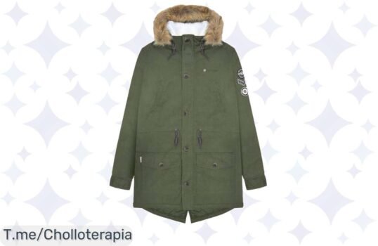 Descubre la increíble Lambretta Sherpa Lined Hombre Parka, un super chollo que combina estilo y comodidad ¡No te quedes sin el tuyo en esta oferta limitada!