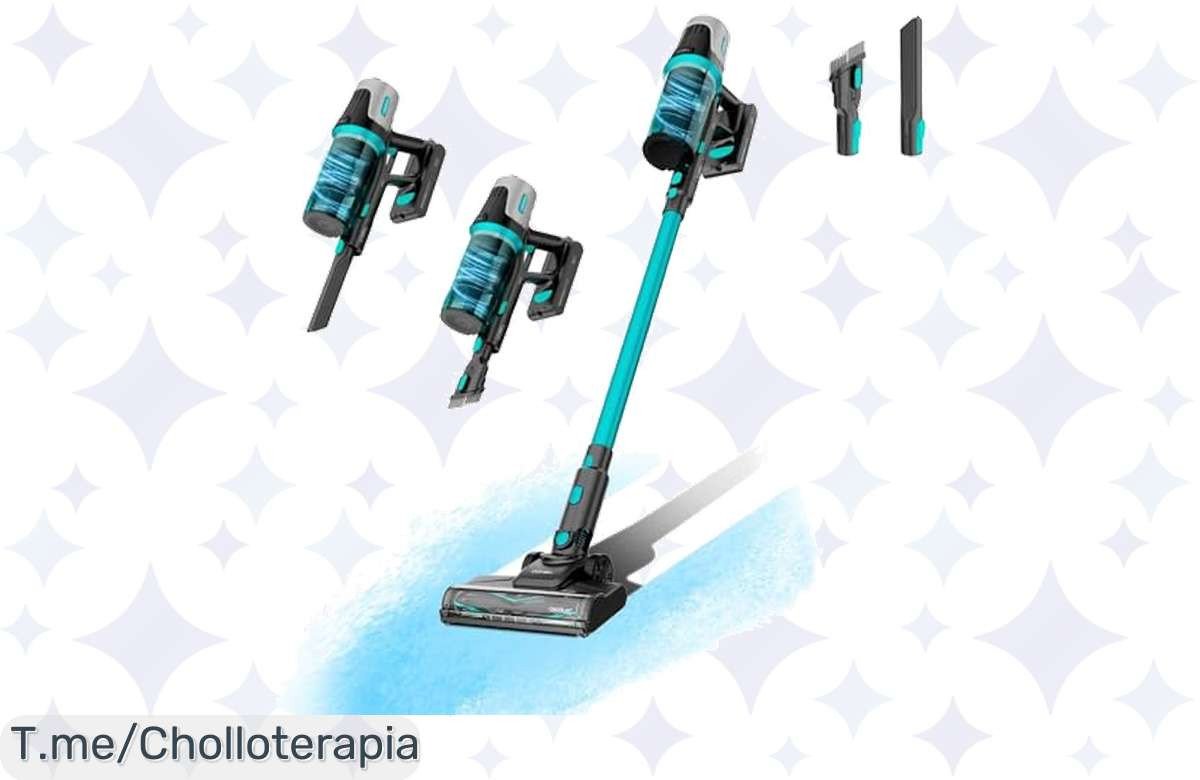 Descubre la increíble aspiradora sin cable Conga Rockstar 1500 a precio loco, limpia en un instante y alcanza hasta los rincones más difíciles. ¡Hazte con este super chollo antes de que se agote!