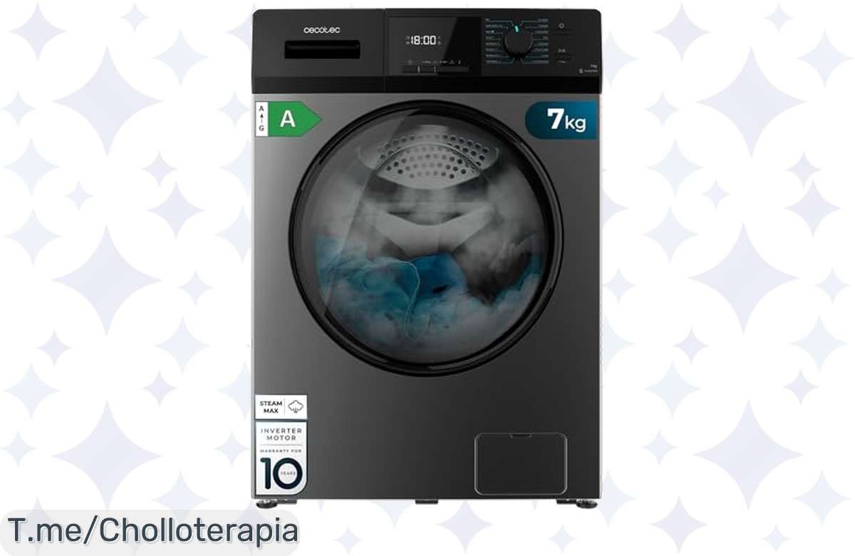 Descubre la lavadora Cecotec Bolero Dresscode al precio loco de esta oferta limitada, ahorra hasta un 70% y disfruta de su increíble versatilidad. ¡No te quedes sin ella!
