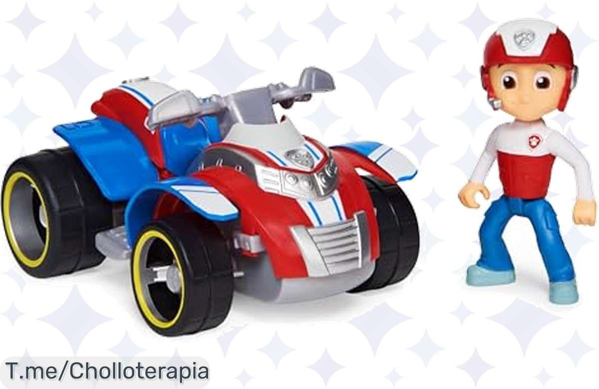 Descubre la nueva aventura con Ryder y su quad de Patrulla Canina: ¡un super chollo para rescates emocionantes que harán volar la creatividad de tu niño! Compra ya antes de que se agote.