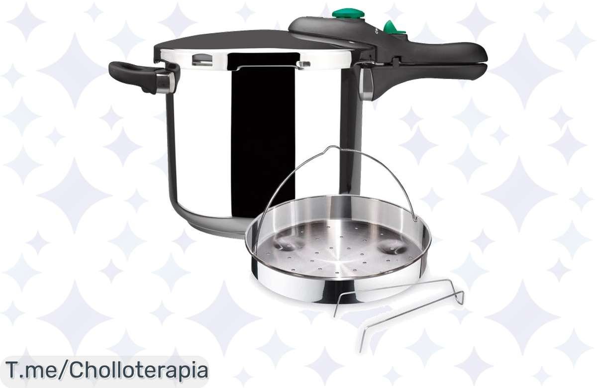 Descubre la olla a presión MAGEFESA Dynamic, un super chollo que cocina al instante y es súper segura. ¡No dejes pasar este ofertón único, solo por tiempo limitado!