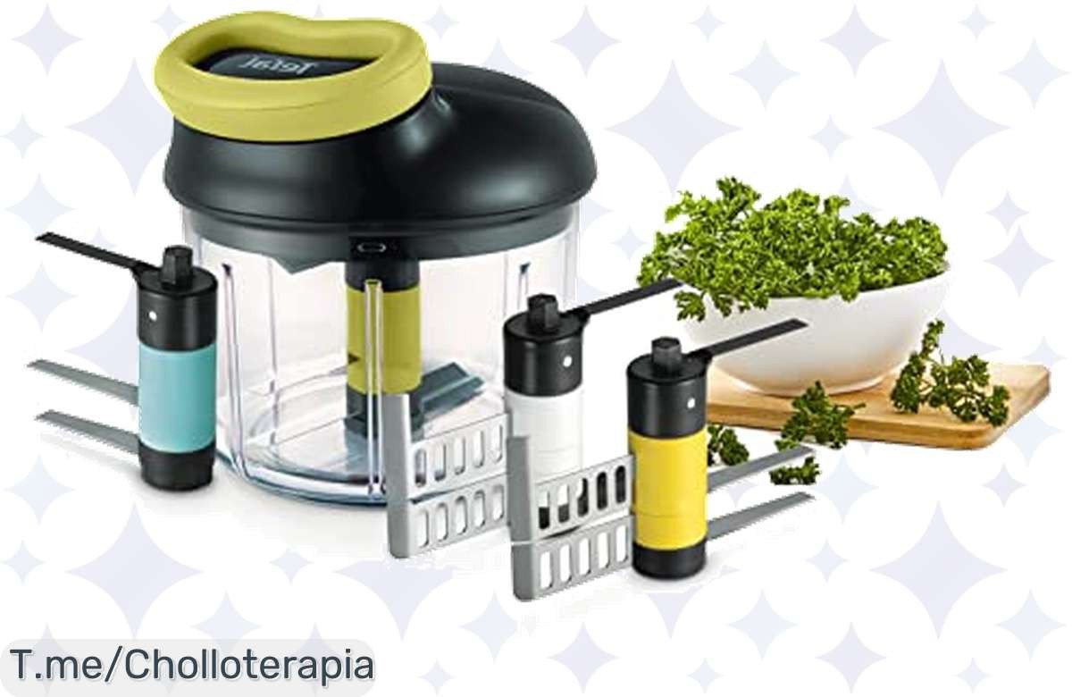 Descubre la picadora manual Tefal K13210: ¡corta y mezcla en solo 5 segundos! Super chollo que hará magia en tu cocina. Compra ahora antes de que se agote este ofertón único.