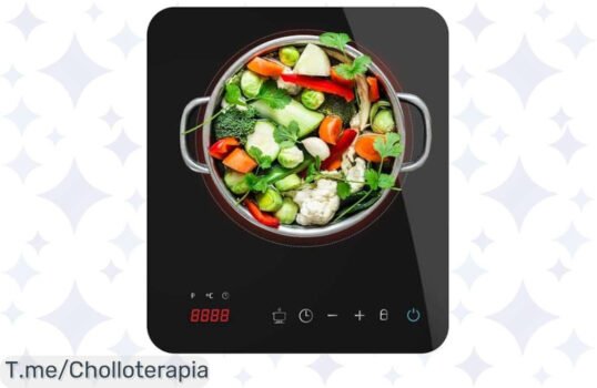 Descubre la placa de inducción portátil Cecotec: potencia 2000W y control táctil fácil en un super chollo que transformará tu cocina ¡Compra ya antes de que se agote!