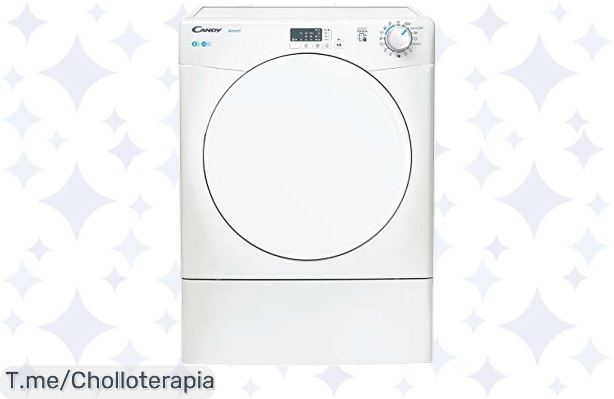 Descubre la secadora Candy Smart CSE V8LFS con escotilla XXL y tecnología NFC, un super chollo para cuidar tus prendas. ¡Aprovecha este ofertón antes que se acabe!