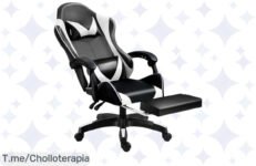 Descubre la silla gaming más cómoda y moderna del mercado con diseño ergonómico ¡Aprovecha este super chollo antes de que se acabe y mejora tu experiencia de juego!