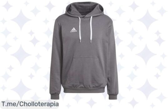 Descubre la sudadera Adidas Entrada 22: un super chollo de comodidad y estilo que no puedes dejar escapar ¡Actúa rápido antes de que se agoten las unidades!