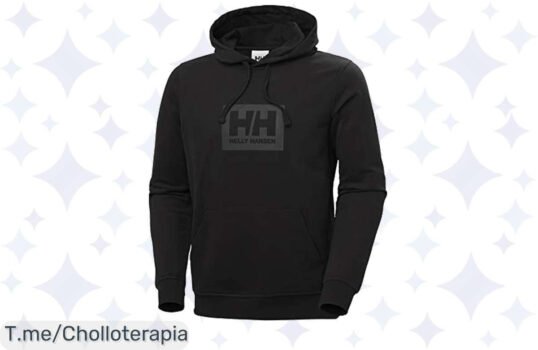 Descubre la sudadera Helly Hansen HH Box, el super chollo que necesitas para estar cómodo y a la moda ¡No dejes pasar este ofertón exclusivo, actúa ahora!