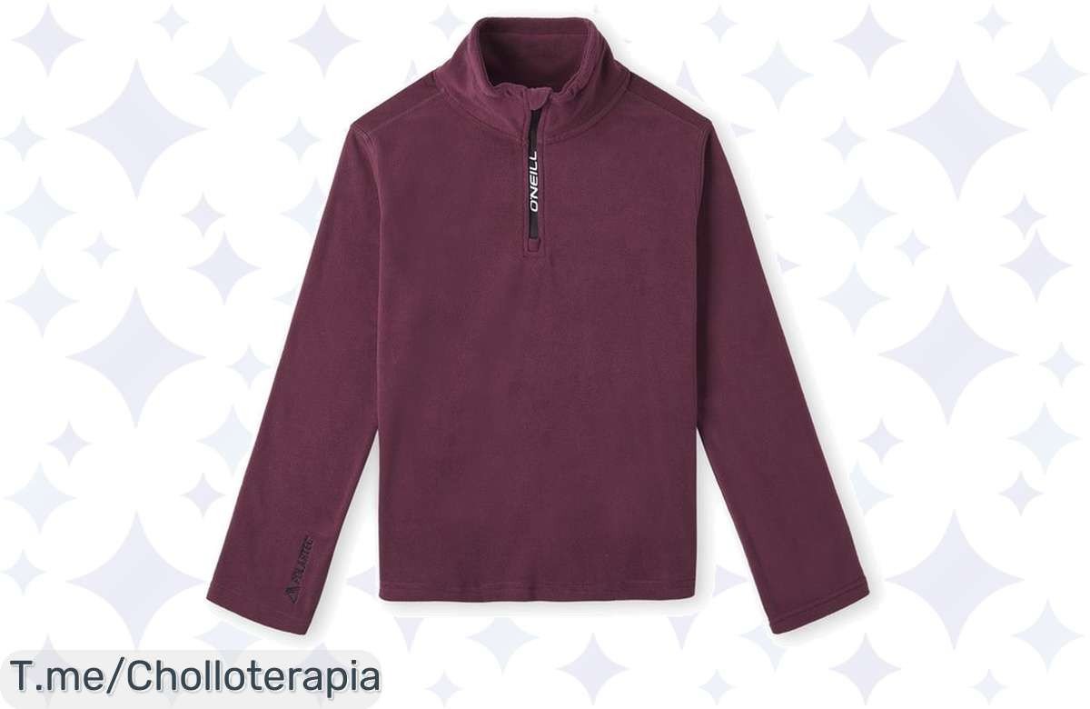 Descubre la sudadera O’Neill en burdeos: un super chollo de estilo y comodidad que no puedes dejar pasar, ¡aprovecha este ofertón antes de que se acabe!