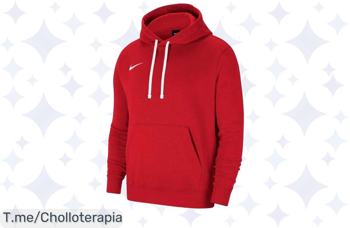 Descubre la sudadera deportiva Nike que todos quieren, con capucha ajustable y estilo único. No te pierdas este super chollo, ¡compra ya antes de que se agote!