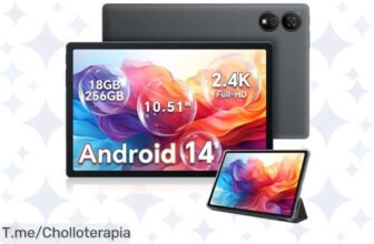 Descubre la tableta OSCAL Android 14 a un precio loco: 10,5” de pura potencia con 18 GB de RAM ¡Rendimiento bestial y stock limitado, no esperes más!