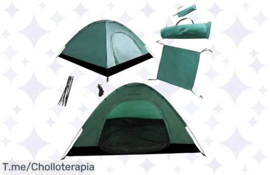 Descubre la tienda de camping KIRKJUBØUR Vindr a un precio loco: comodidad impresionante y fácil montaje ¡Haz tus escapadas inolvidables ahora, oferta limitada!