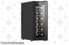 Descubre la vinoteca Cecotec Bolero GrandSommelier y enfría tu vino en minutos con un toque: super chollo, 12 botellas, temperatura ajustable ¡Compra ya antes de que se agote!