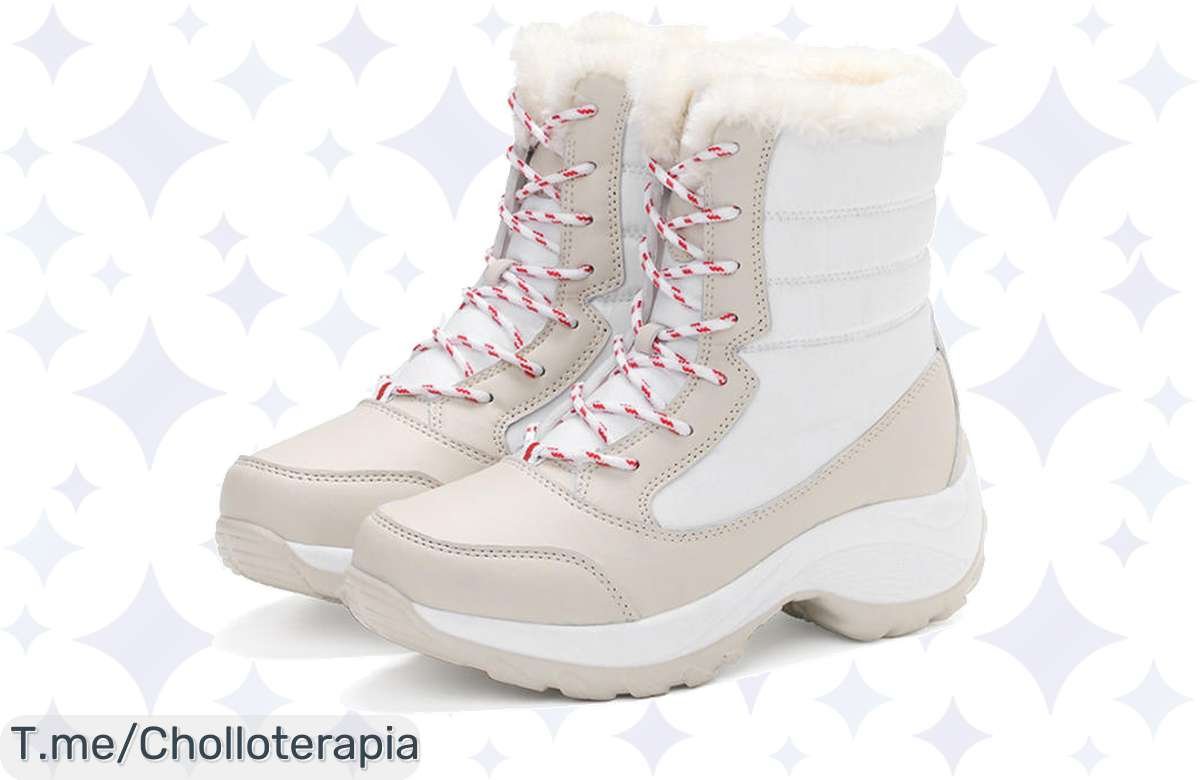 Descubre las botas de nieve para mujer con plataforma antideslizante, estilo único y calidez nunca vista. ¡No dejes escapar este ofertón y compra ya tu par!