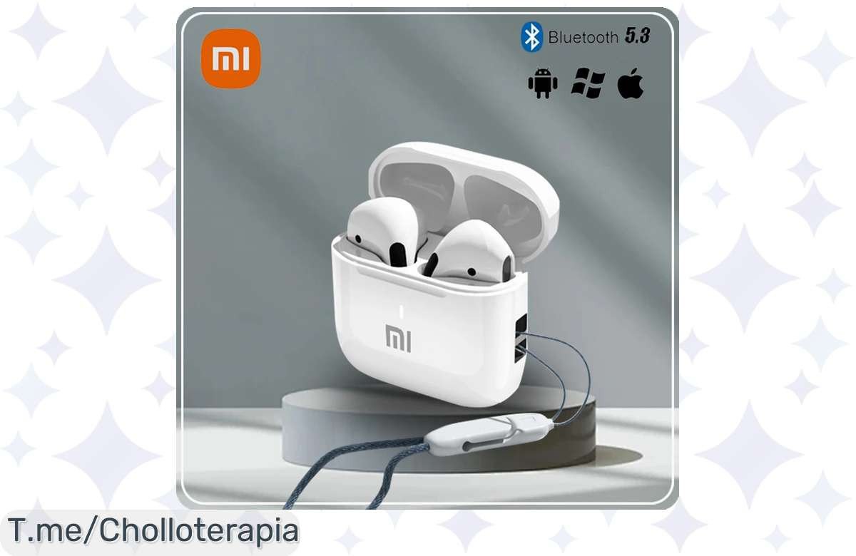 Descubre los XIAOMI AP05 Buds5 a un precio loco: sonido estéreo HIFI y Bluetooth 5.3 que transformarán tu música. ¡Aprovecha este ofertón antes de que se acabe!