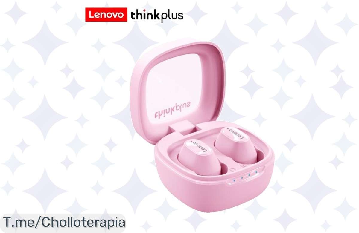 Descubre los auriculares inalámbricos Lenovo XT62 y atrapa el sonido perfecto con una reducción de ruido única, ¡aprovecha este super chollo antes que se agote!