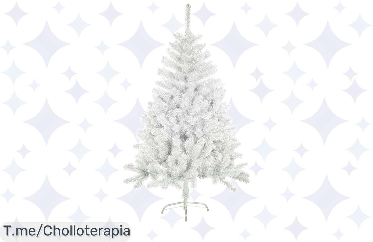 Deslumbra esta Navidad con nuestro Árbol de Navidad Artificial Blanco, el super chollo que transforma tu hogar en magia. ¡Compra ya este ofertón único antes de que se agote!